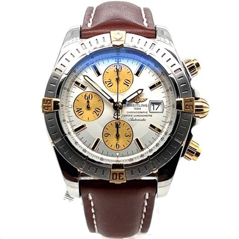 pre-owned breitling watches with cream colored dials|second hand breitling watches uk.